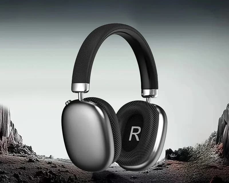 Fülkagylós Bluetooth fejhallgató forgógombbal, FM rádióval és hosszú üzemidővel