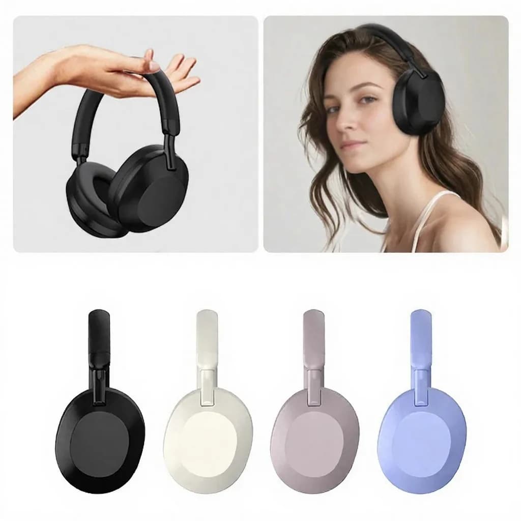 Aktív zajszűrős vezeték nélküli fejhallgató Bluetooth 5.4-gyel