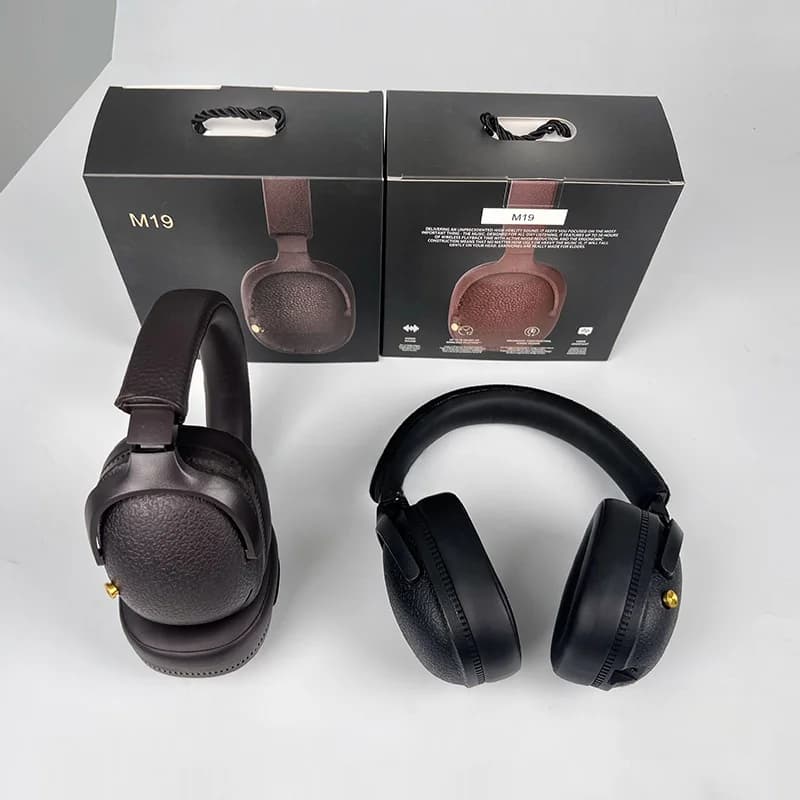 Retro stílusú vezeték nélküli Bluetooth fejhallgató mikrofonnal