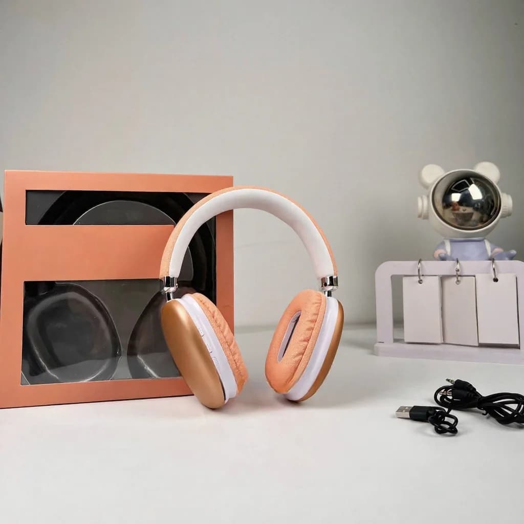 Vezeték nélküli fülön kívüli fejhallgató Bluetooth 5.4-gyel és hosszú akkumulátor-élettartammal