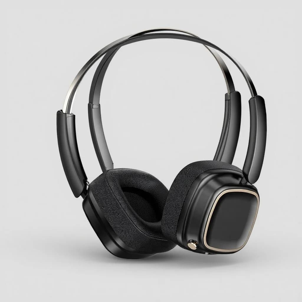 Retro vezeték nélküli fejhallgató Bluetooth 5.4 sztereó basszussal
