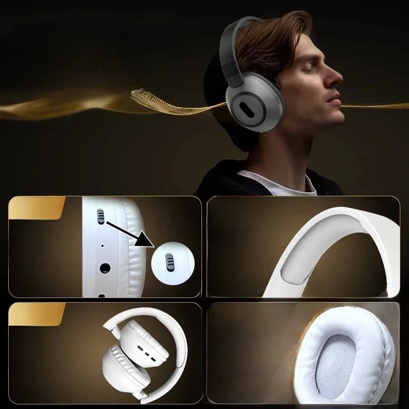 Vezeték nélküli Bluetooth fejhallgató hosszú akkumulátor-üzemidővel