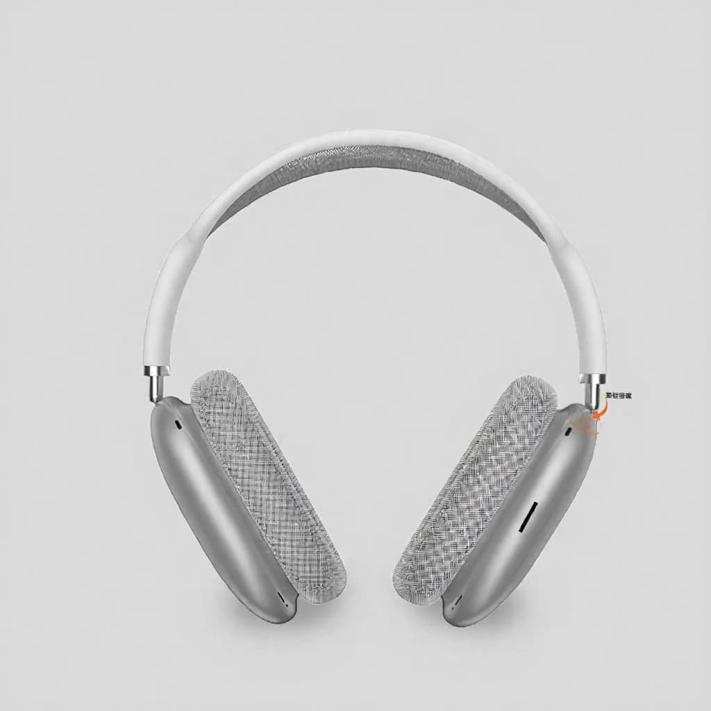 Bluetooth 5.4 fül körüli fejhallgató forgógombbal és FM rádióval