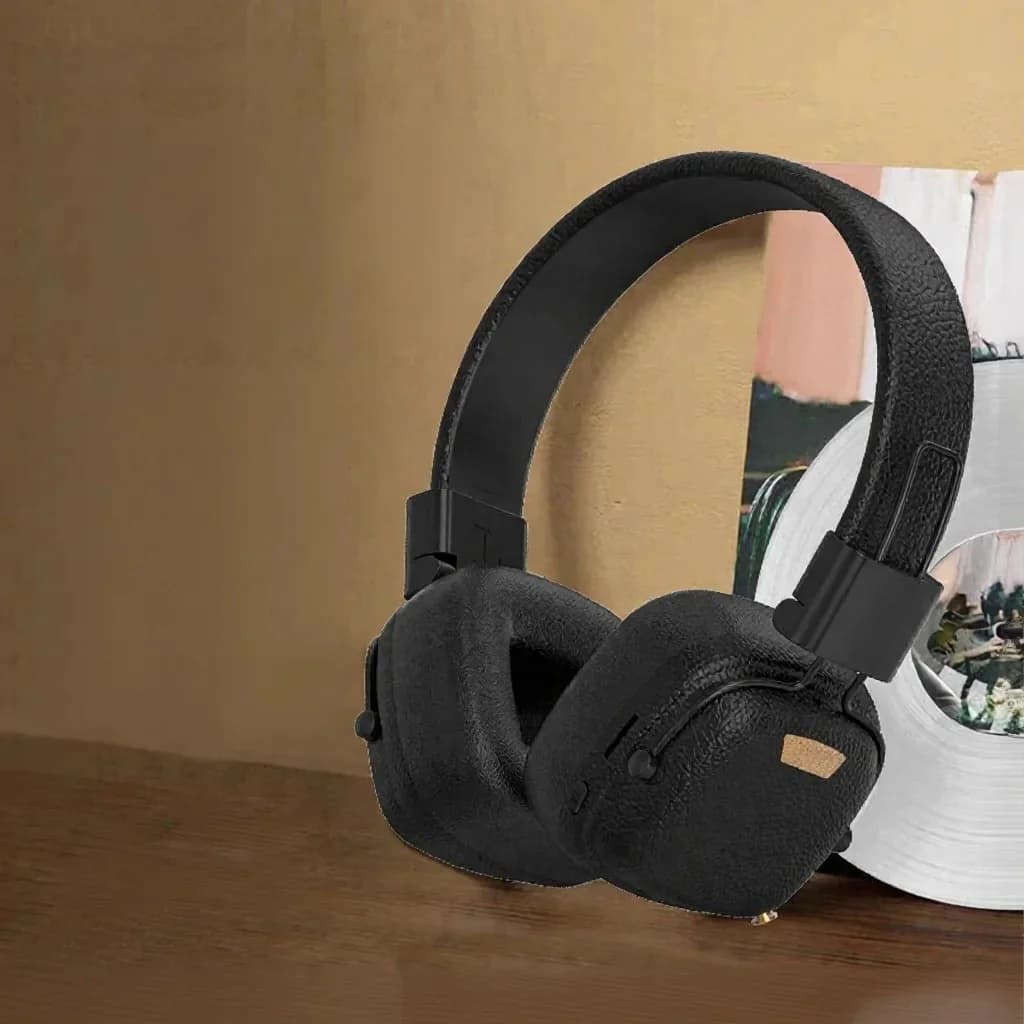 Retro Bluetooth fejhallgató EQ módokkal és összecsukható kialakítással