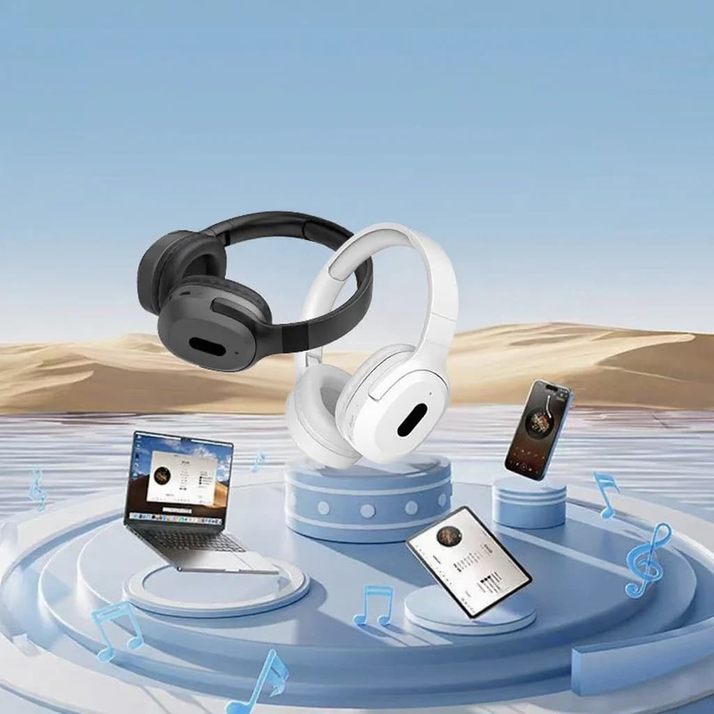 Vezeték nélküli Bluetooth fejhallgató Type-C sztereó zenéhez