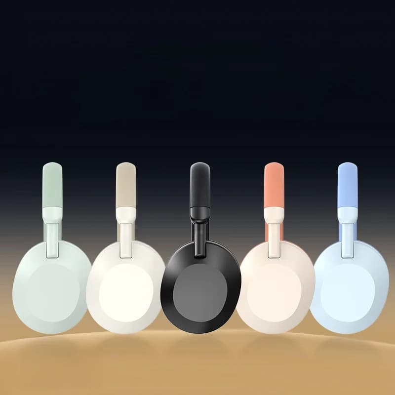 Vezeték nélküli fülön kívüli fejhallgató FM rádióval és Bluetooth 5.4-gyel