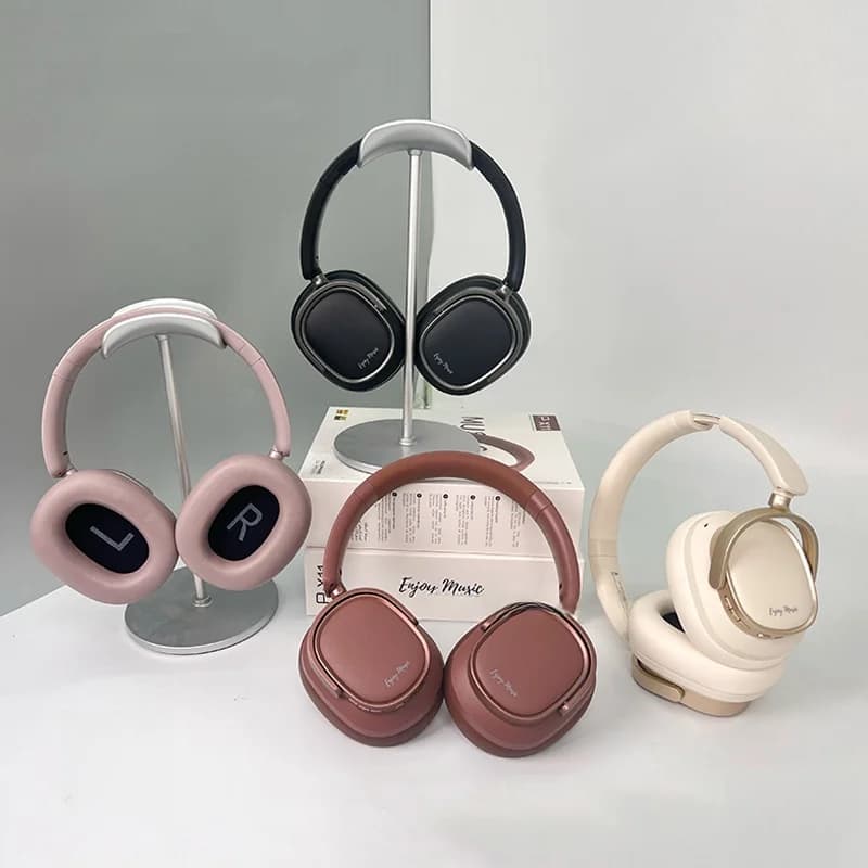 Retro stílusú fülkörülös Bluetooth fejhallgató aktív zajszűréssel