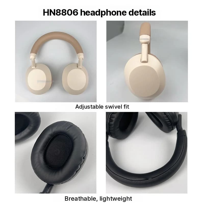Vezeték nélküli Bluetooth fejhallgató mély basszussal és mikrofonnal
