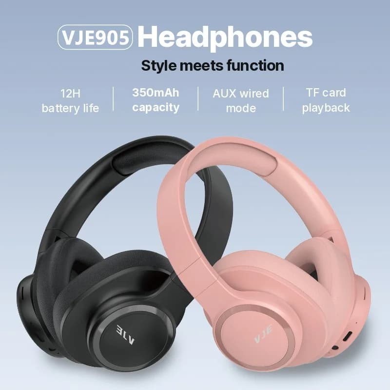Vezeték nélküli fejhallgató hosszú üzemidővel és Bluetooth 5.4-gyel