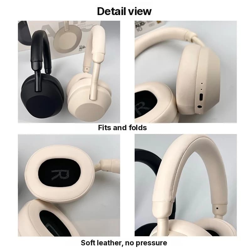 Aktív zajszűrős vezeték nélküli Bluetooth sztereó fejhallgató