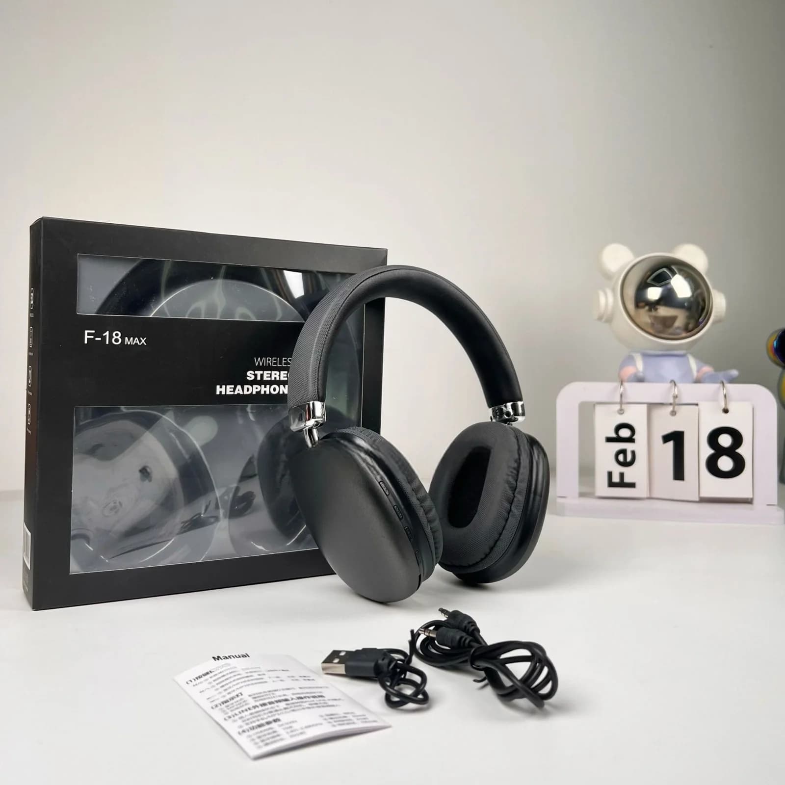 Vezeték nélküli fülön kívüli fejhallgató Bluetooth 5.4-gyel és hosszú akkumulátor-élettartammal