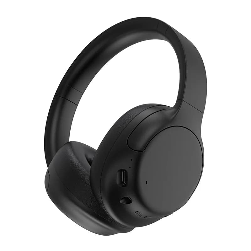 Aktív zajszűrős vezeték nélküli Bluetooth fejhallgató, fülkagylós kialakítás, hosszú akkuidő